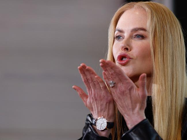 Nicole Kidman encouraged filmmakers to keep telling stories, even though the outlook for the industry was rocky. Picture: AFP