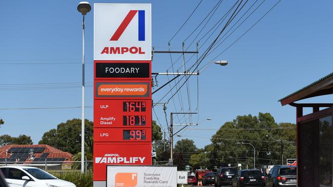 Ampol and Viva Energy, which provide petrol to over 3000 service stations across the country, are both waiting on shipments of Russian oil. Picture: Tricia Watkinson