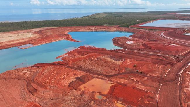 The Gemco pit immediately after Cyclone Megan.