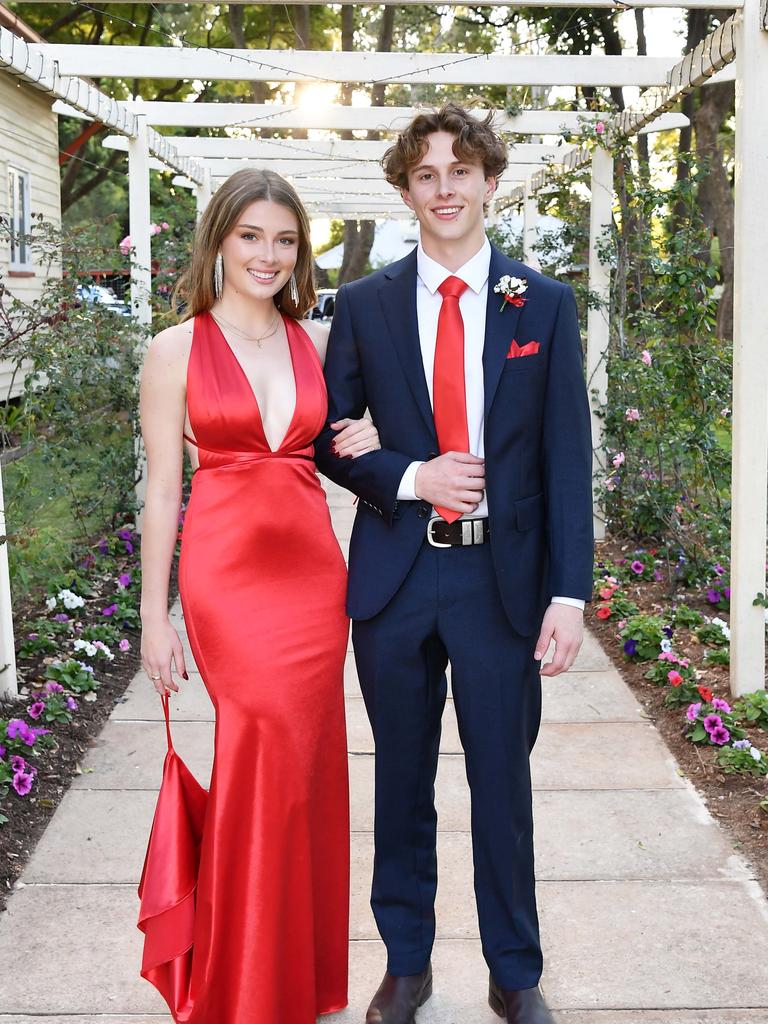 Bridget McSweeney and Ben Cooper at Glennie School Formal. Picture: Patrick Woods.