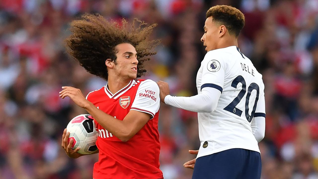 Arsenal's Matteo Guendouzi was man of the match for his fighting display.