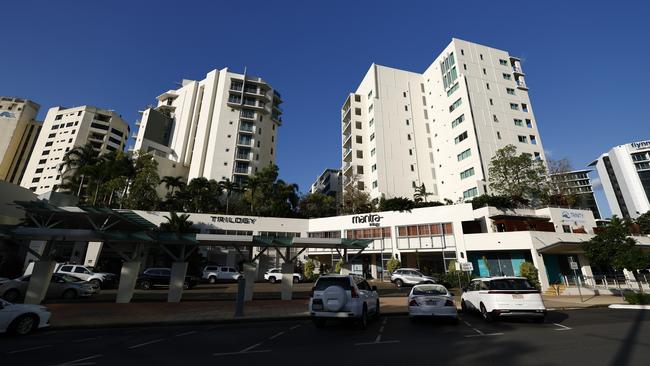 The Mantra luxury waterfront hotel in Cairns. Picture: Brendan Radke