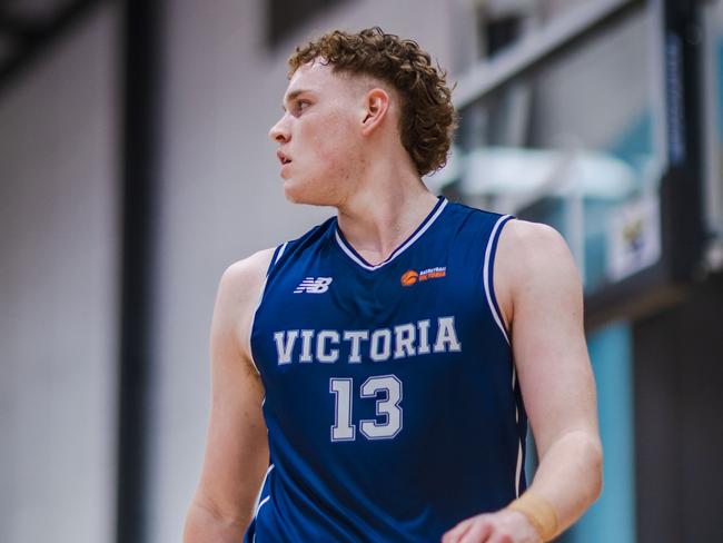 Victoria's Austin Rapp during the Under-20 Nationals boys gold medal match. Picture: Taylor Earnshaw