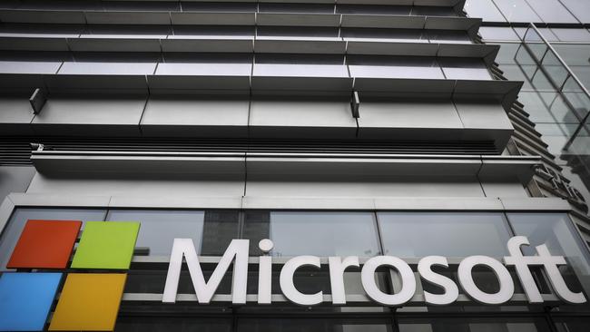 The Microsoft Technology Centre near New York’s Times Square. Picture: AFP