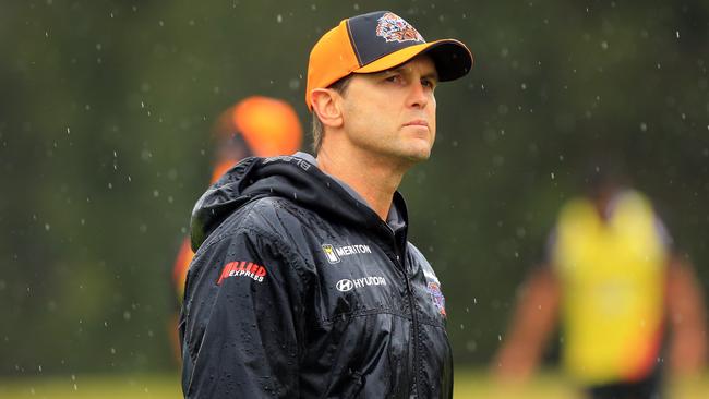 Mick Potter was pushed out of the Wests Tigers coaching job.