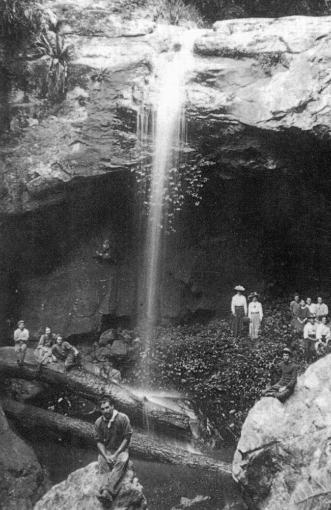 Carven Falls in the 1900s. Photo: Supplied