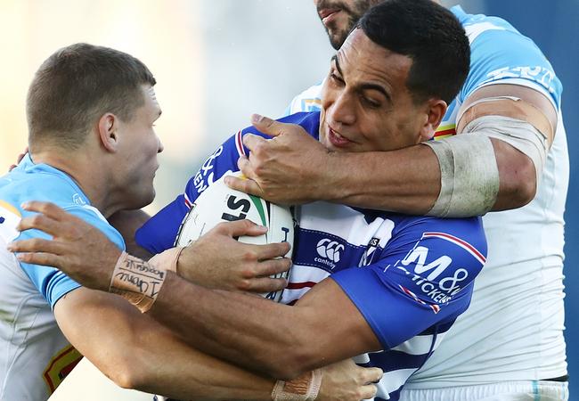 Reimis Smith has retained a wing spot at the Bulldogs.