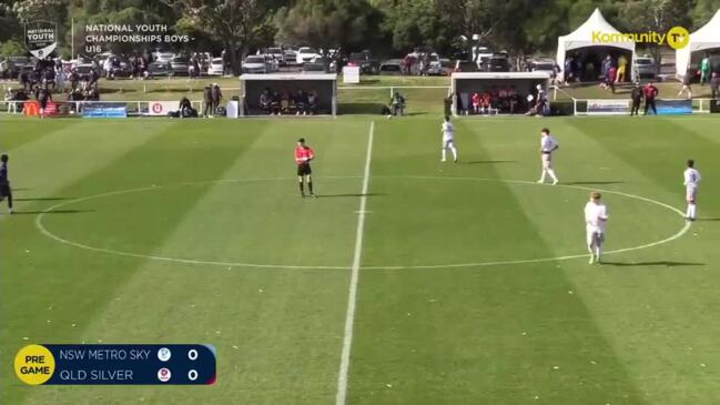 Replay: NSW Metro Sky v Queensland Silver (16C) - Football Australia Boys National Youth Championships Day 1