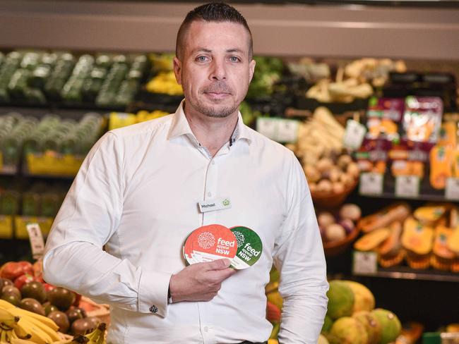 Woolworths NSW / ACT State general manager, Michael Mackenzie said the supermarket chain was the largest food donor to Fare Share. Picture: AAP-Flavio Brancaleone