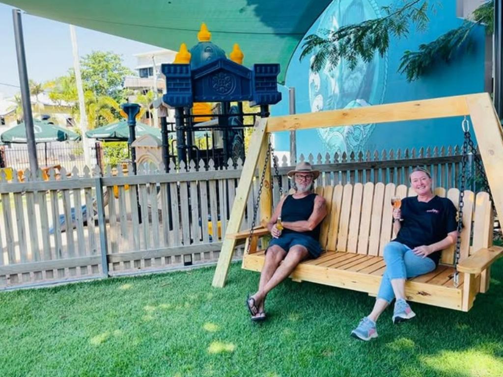 A chair swing next to the playground of The Empire Hotel. Picture: The Empire Hotel.