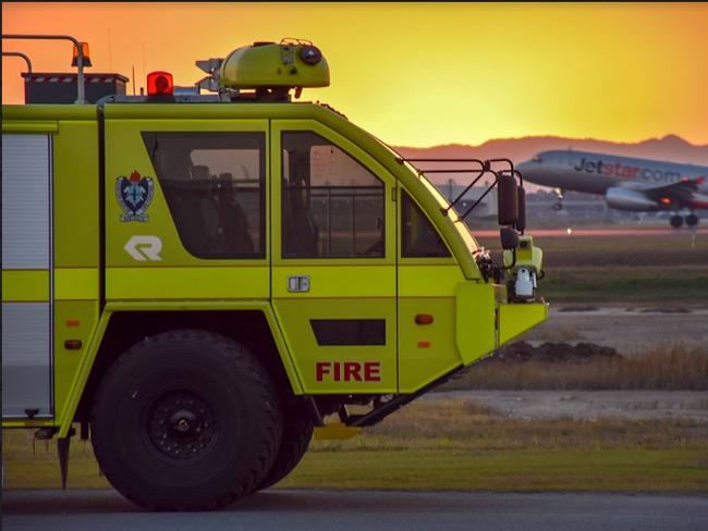 The Aviation Firefighters Union is demanding action over flight safety failures at the Gold Coast Airport. Picture: Supplied.