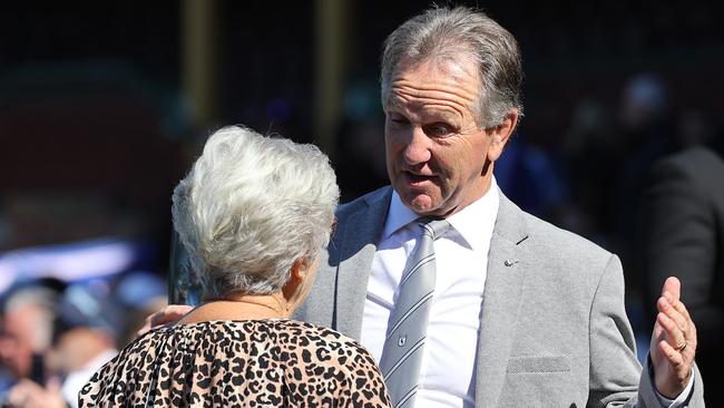 Former rugby league player John Dorahy at the service. Picture: Mark Kolbe/Getty Images