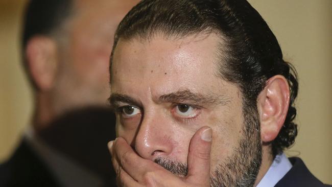 Former Lebanese Prime Minister Saad Hariri resigned from his post Saturday, Nov. 4, 2017 during a trip to Saudi Arabia. Picture: Hussein Malla