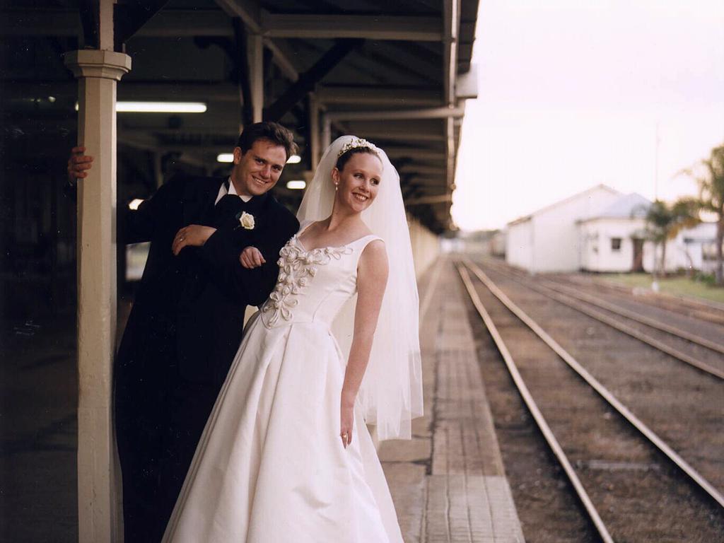 Toby Nielsen and Roylee Barrett married in Maryborough on November 9, 1997.