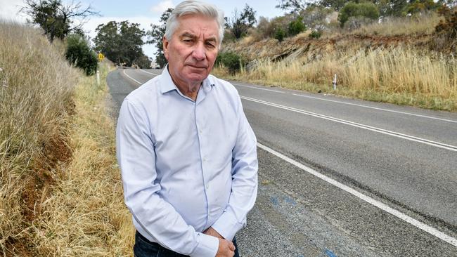 Alexandrina Mayor Keith Parkes says the council wants a speed limit on Goolwa Beach to protect people’s safety. Picture: Morgan Sette