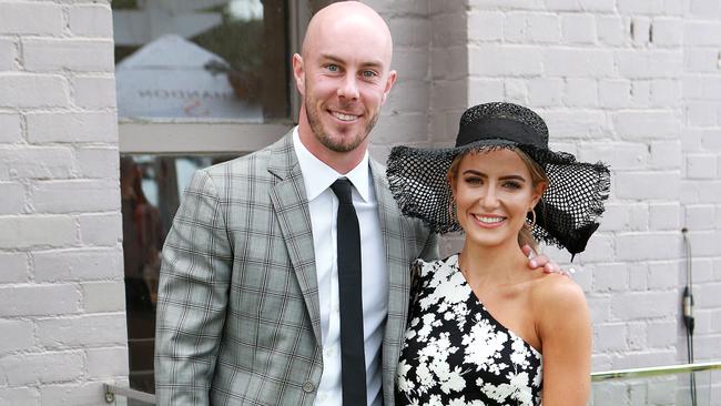 Chris Lynn with new partner Karlie Armansin. Photo: AAP/Image Sarah Marshall