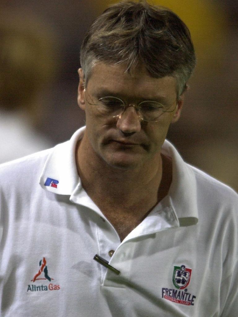 Drum pictured during his time coaching Fremantle.