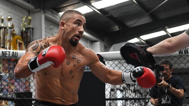 Robert Whittaker’s management were interested in a fight against Jeff Horn