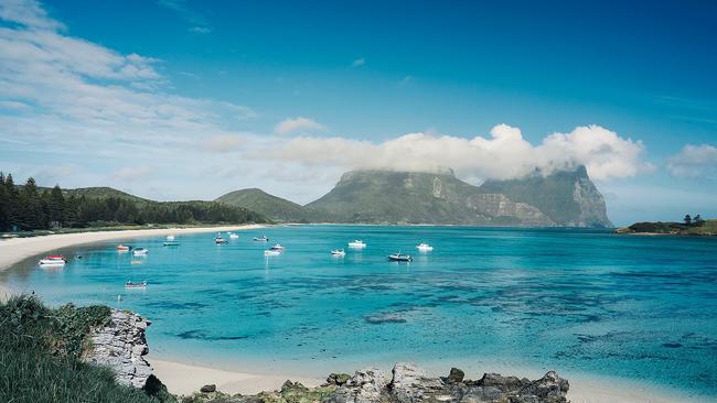 Lorde Howe Island Lagoon. Picture: Eugene Tan