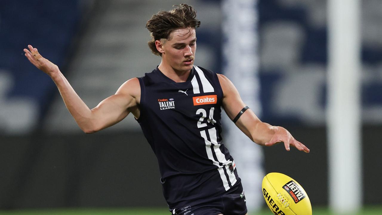 Will McLachlan is a mid-season draft prospect from the Geelong Falcons. Picture: AFL Photos