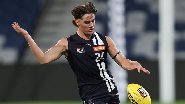 Will McLachlan is a mid-season draft prospect from the Geelong Falcons. Picture: AFL Photos