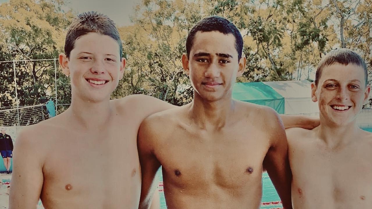 Sunshine Coast Grammar students Harry Colley, Preston Saron and Sam Eyles.