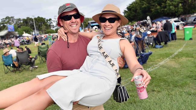 Jess and Mick Cassar at Sounds of Rock 2024 in Hervey Bay. Picture: Patrick Woods.