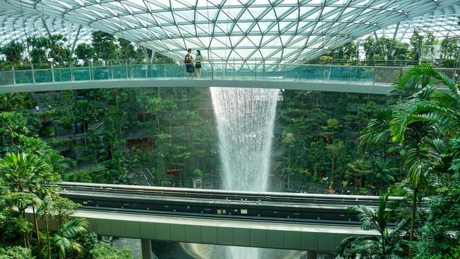 The Changi Jewel in Singapore. Picture: AFP