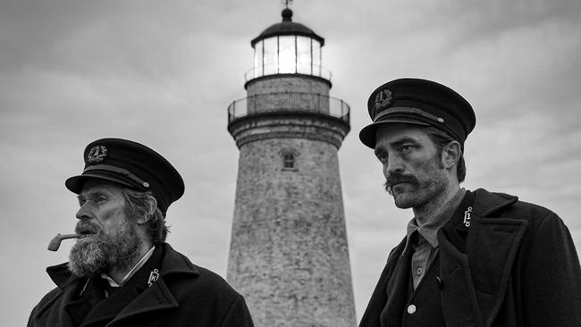 It’s just Willem Dafoe and Robert Pattinson in The Lighthouse. Picture: Universal Pictures.