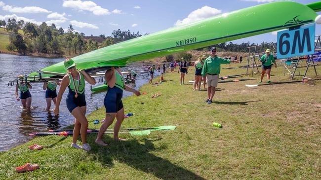 24.08.2024 - 2024 Brisbane Schoolgirl Rowing Association Championship. Photos by Stephen Archer.