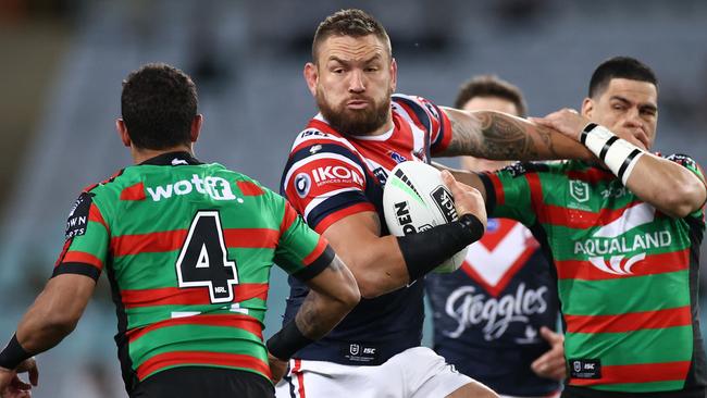 Jared Waerea-Hargreaves will add some starch to the Roosters pack. Picture: Cameron Spencer/Getty Images