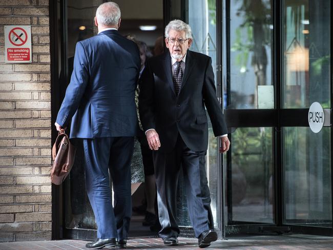 Convicted sex offender Rolf Harris leaves Southwark Crown Court. Picture: Carl Court / Getty