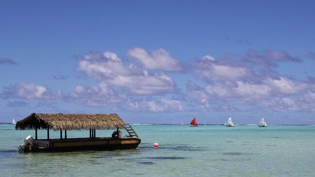 The scenery enjoyed by volunteers in the Cook Islands. Picture: Vets Beyond Borders