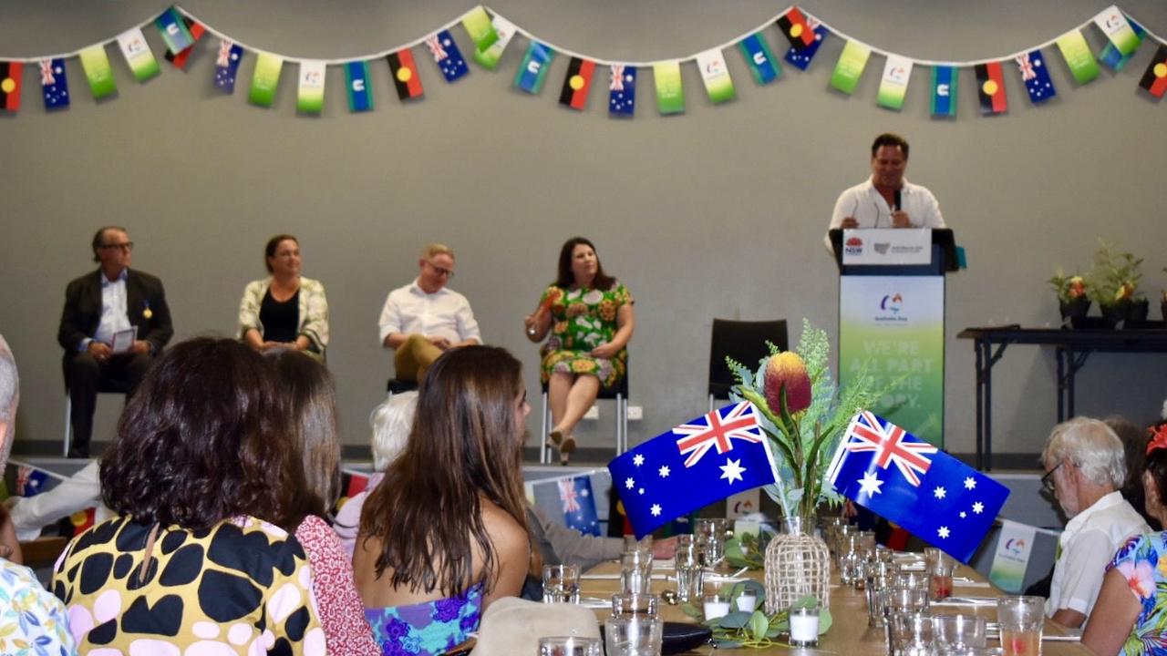 The 2021 celebration was mayor Simon Richardson's last Byron Bay Australia Day event of his mayorship.