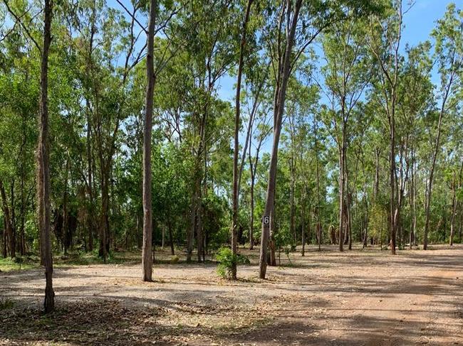 The campsite sits on a 8.6ha block off Thorak Rd. Picture: Supplied.