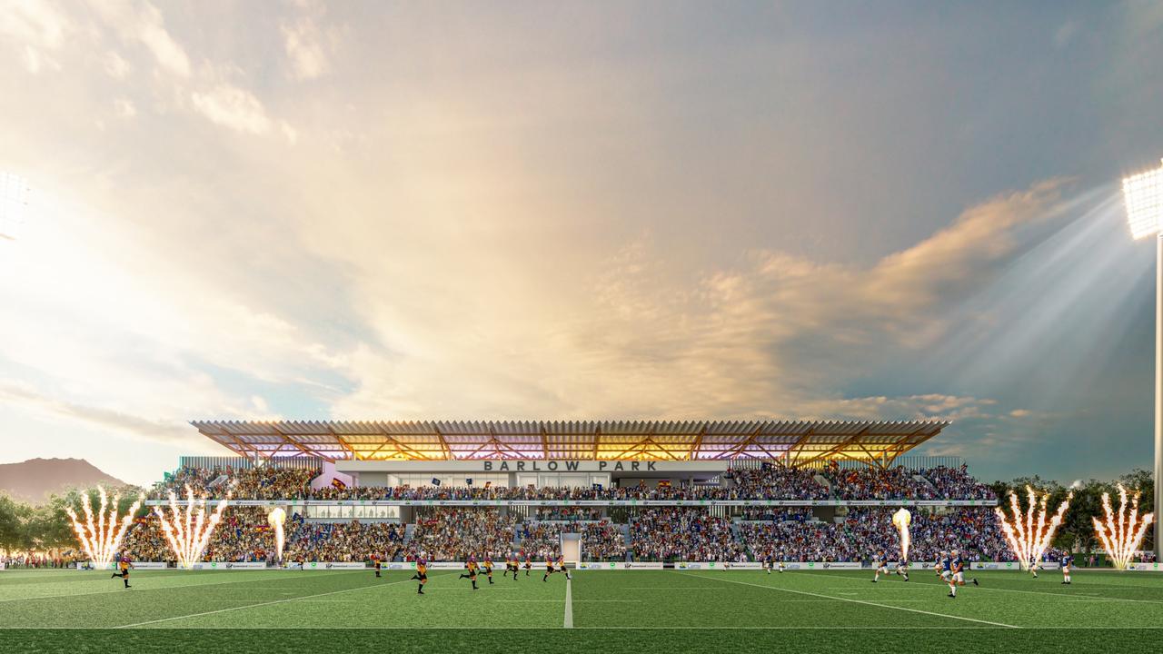 Barlow Park will be revamped as part of a $91m upgrade to the Cairns multi-sports venue's facilities.