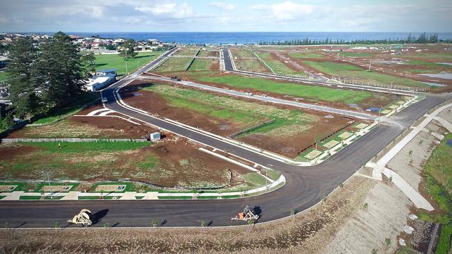The new Aureus residential development at Skennars Head is progressing. Picture: Intrapac Property