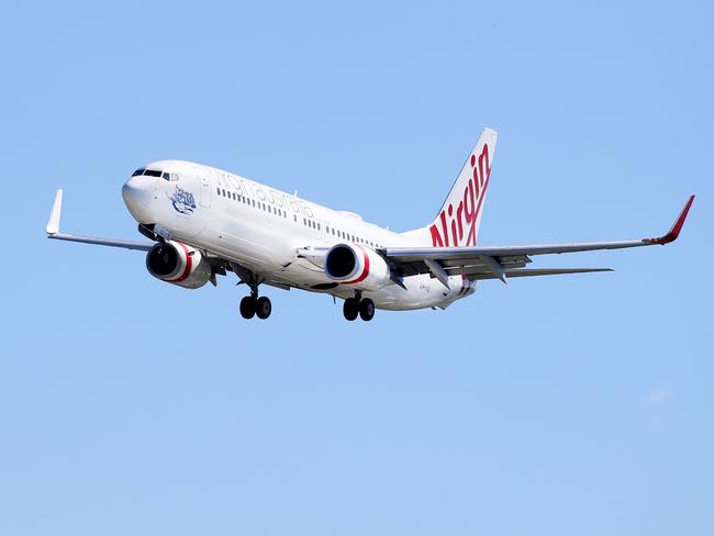 A Virgin Australia flight at Gold Coast Airport, Wednesday, April 22, 2020. Picture: Supplied, Gold Coast Bulletin