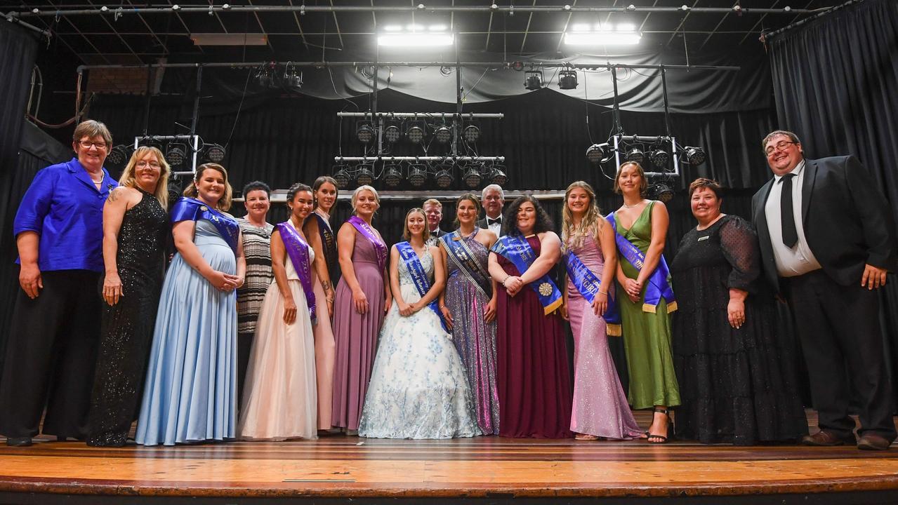 From left: Vice president and chair of the young women’s competition Jill Chapman, director and far north coast group delegate Tanja Branson, Winner zone 1 Lismore Jenna Robinson, president, member services officer and young women’s competition co-ordinator Nicky Seeto, Imahn Pholi, Heather Orme, Taylah Eyre-Hughes, Tayla Dawson, mid-north coast Next Gen group delegate Carl Schubert, Maneesha Davis, President NSW AgShows Tim Capp, Winner zone 2 Taree Gypsy-Lee Marshall, Kirra Davison, Neve Kelly, mid-north coast group delegate Jody Nelson-Gleeson and director and young woman judge Kelso Looker.