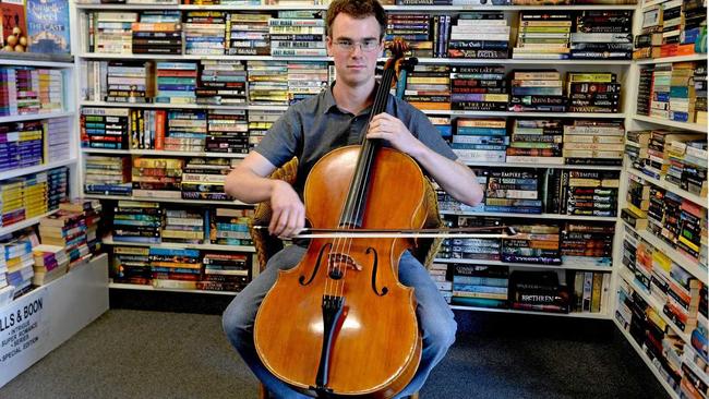 CELLIST: Robert Manley is undertaking PhD studies into public perceptions about classic music. Picture: Jann Houley