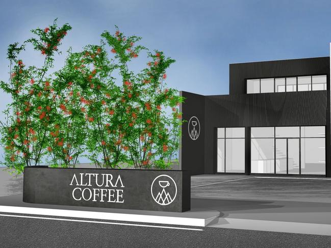 Artist impression of Altura Coffee's proposed Findon roastery. Picture: Sally Wilson