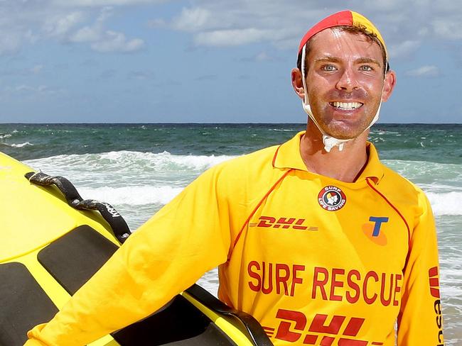 Nick Warby pictured in his volunteer uniform at Queenscliff.