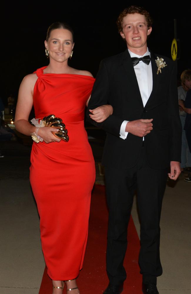 Annabelle Gleeson and Ben Carey at Assumption College's year 12 formal on April 22, 2025. Photo: Jessica Klein