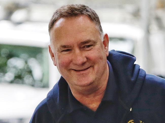 UFU secretary Peter Marshall arrives at Fair Work Commission for the hearing into the release of the mental health review on Wednesday, December 14, 2016, in Melbourne, Victoria, Australia. Picture: Hamish Blair