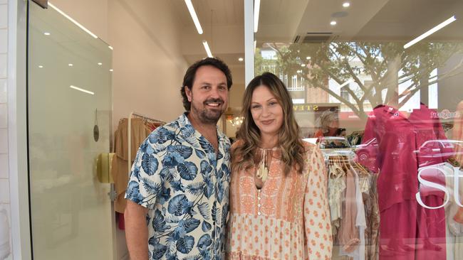 Damon Chiesa and Christine McIntosh, the owners of Summerland boutique.