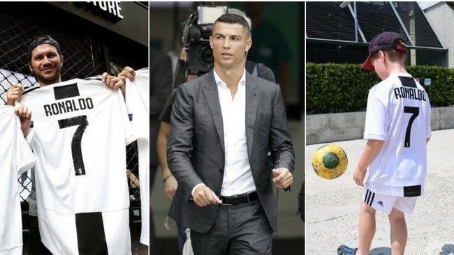 Juventus shirt store sales ronaldo