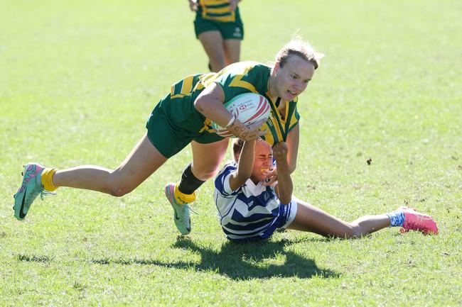 Girls rugby 7s schoolgirls state championship, Ballymore Stadium, Herston. Picture: Liam Kidston