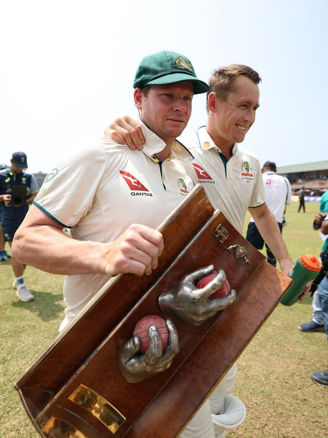 Steve Smith was the player of the series against Sri Lanka. Picture: Robert Cianflone/Getty Images