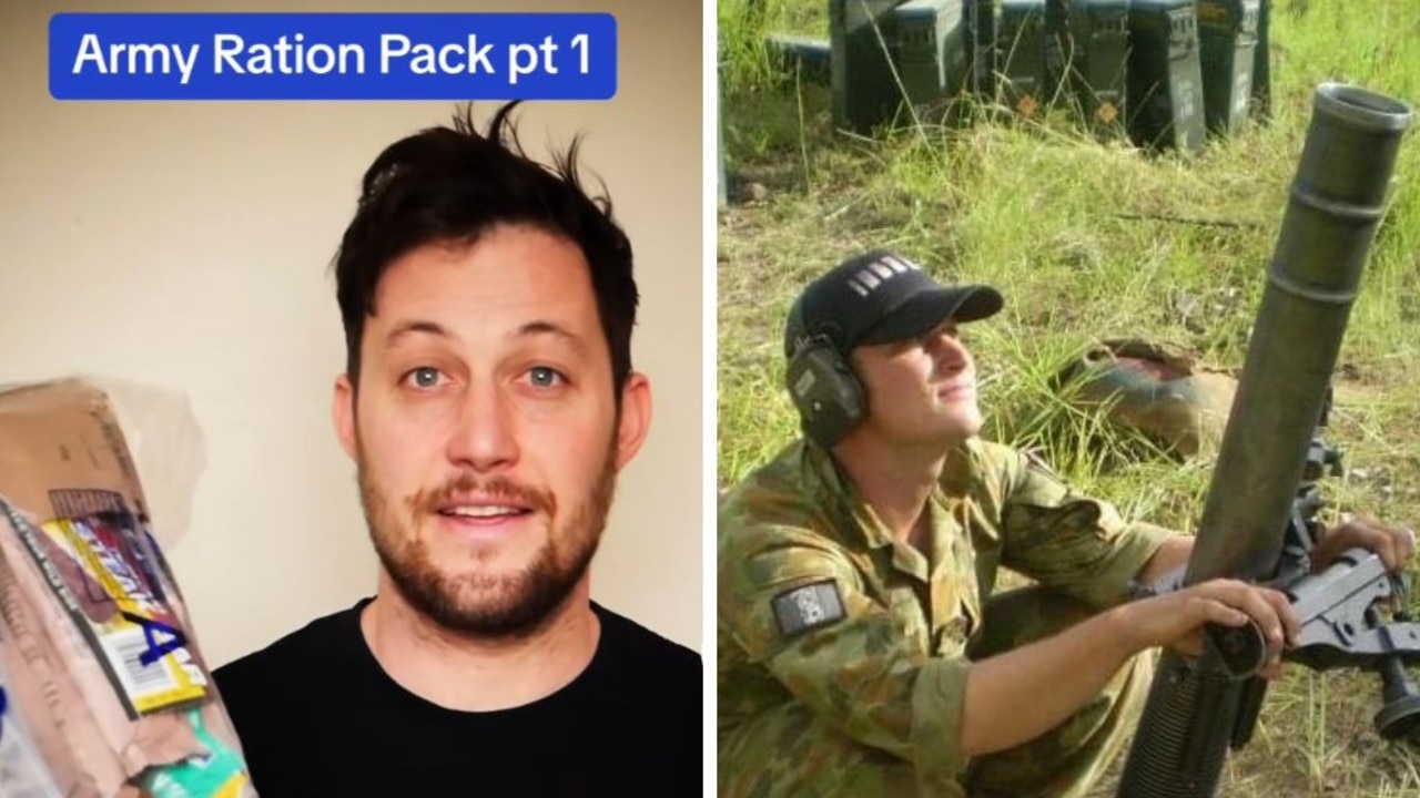 Jarryd Goundrey served in the army for seven years. Image: TikTok@jarryd_goundrey/Supplied