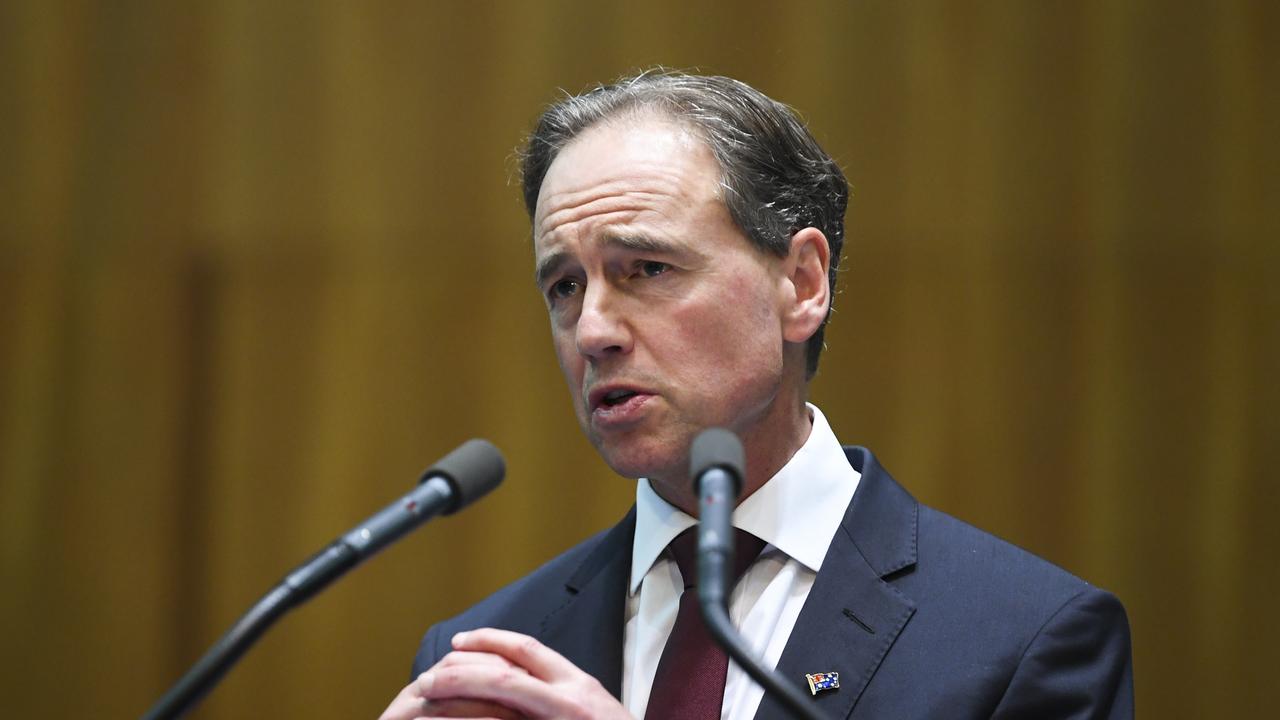 Health minister Greg Hunt said the drugs are on their way but aren’t a cure. Picture: AAP / Lukas Coch